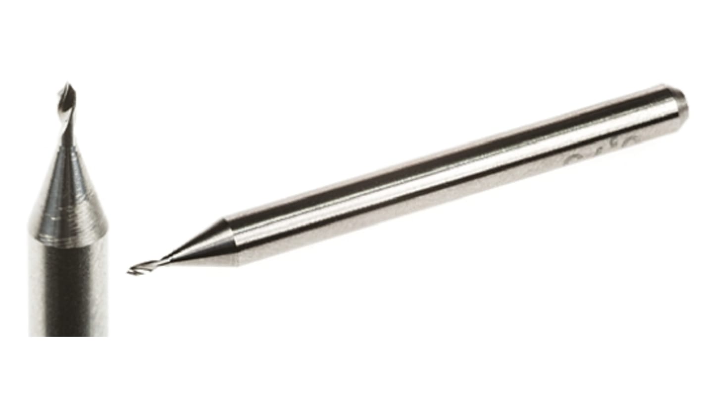 CIF End Mill, 0.75mm Cutter, Tungsten Carbide, 3.17 mm Shank