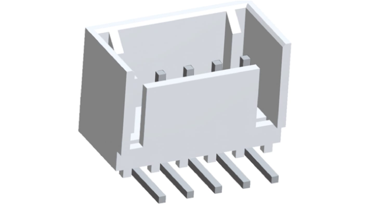 Conector macho para PCB Ángulo de 90° TE Connectivity serie MTA-100 de 4 vías, 1 fila, paso 2.54mm, para soldar,