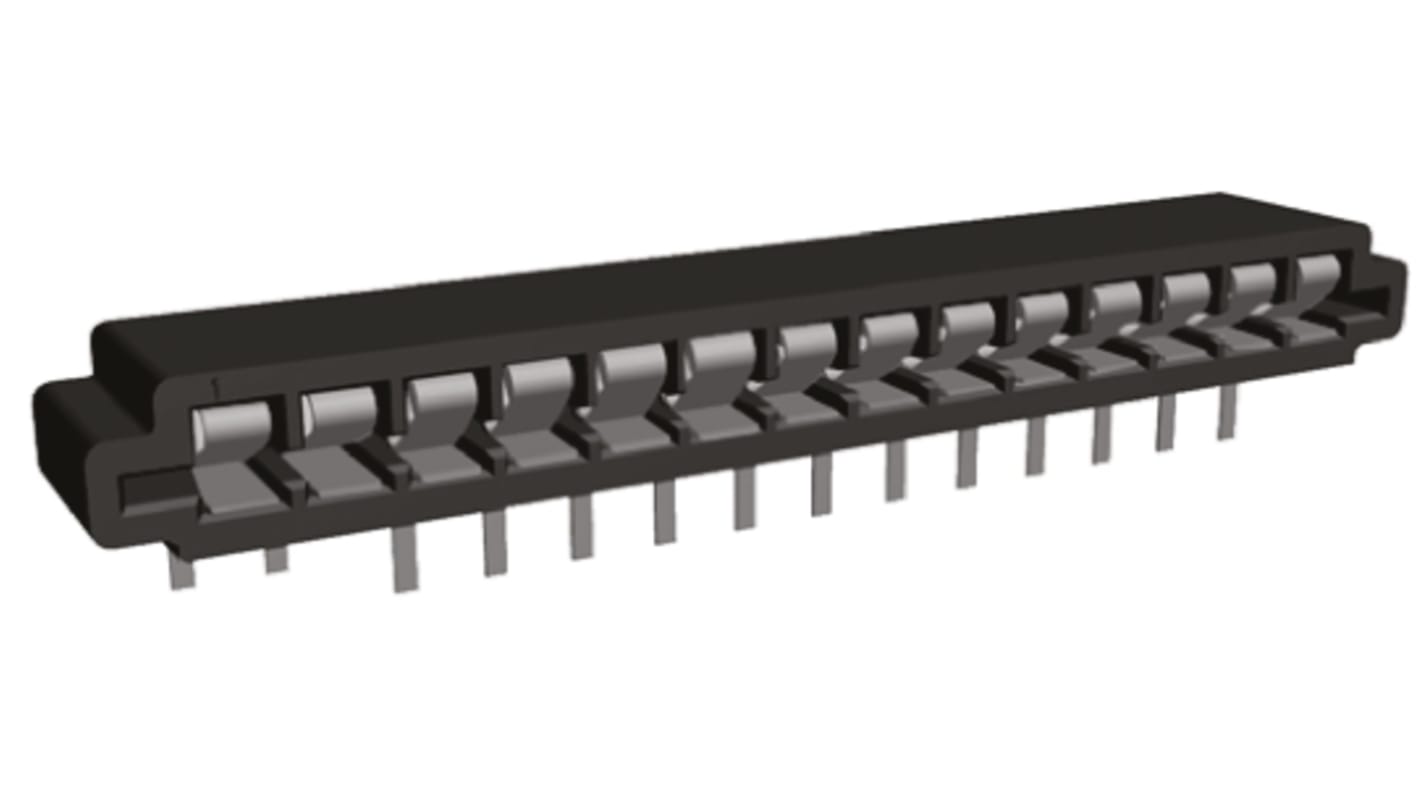 Złącze FPC 14-pinowe 2.54mm Przewlekany Żeński TE Connectivity