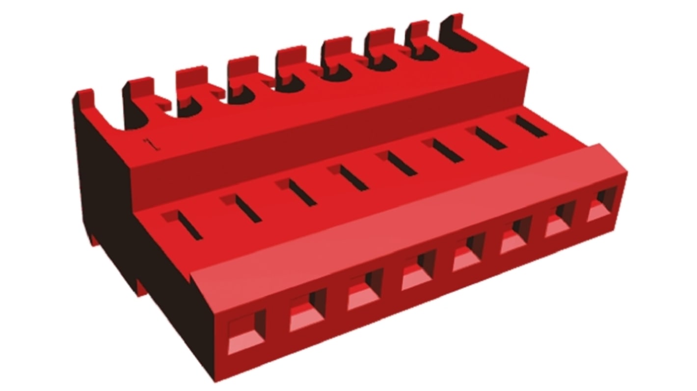 TE Connectivity 8-Way IDC Connector Socket for Cable Mount, 1-Row