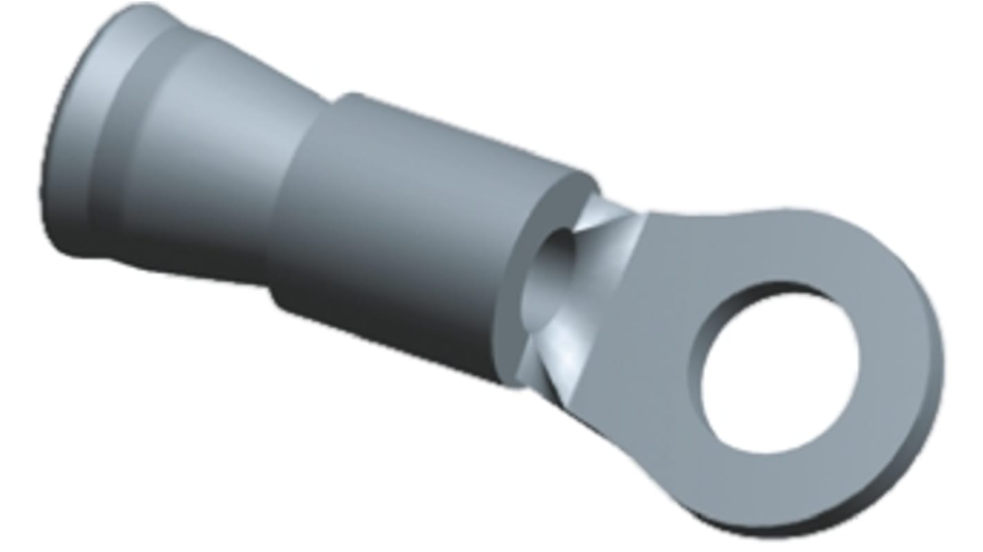 TE Connectivity, DG STRATO-THERM Uninsulated Ring Terminal, M2.5 Stud Size, 0.26mm² to 1.65mm² Wire Size