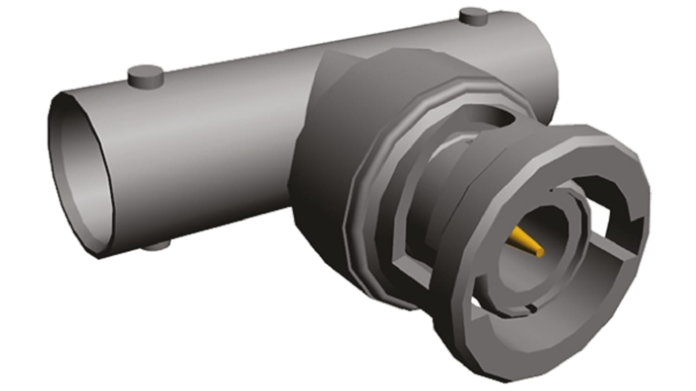 HF Adapter, BNC - BNC, 50Ω, Male - Weiblich, T-Abzweig