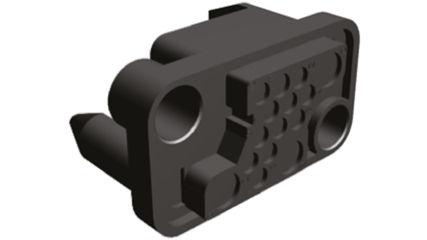 TE Connectivity, Metrimate Male Connector Housing, 5.08mm Pitch, 15 Way, 5 Row