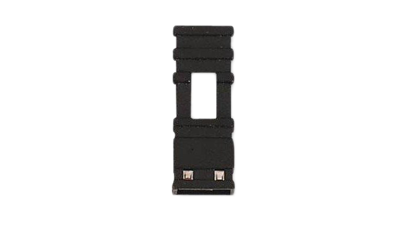 HARWIN Jumper Female Straight Black Closed Top, Handle Pull 2 Way 1 Row 2.54mm Pitch