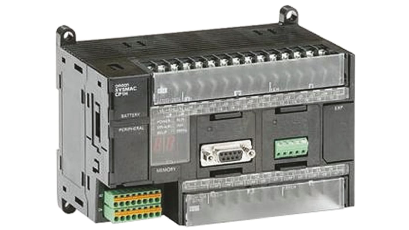 Rs-Online CPU PLC Omron CP1H ingressi: 24 (cc) uscite: 16 (Transistor) 40 I/O 24 V c.c