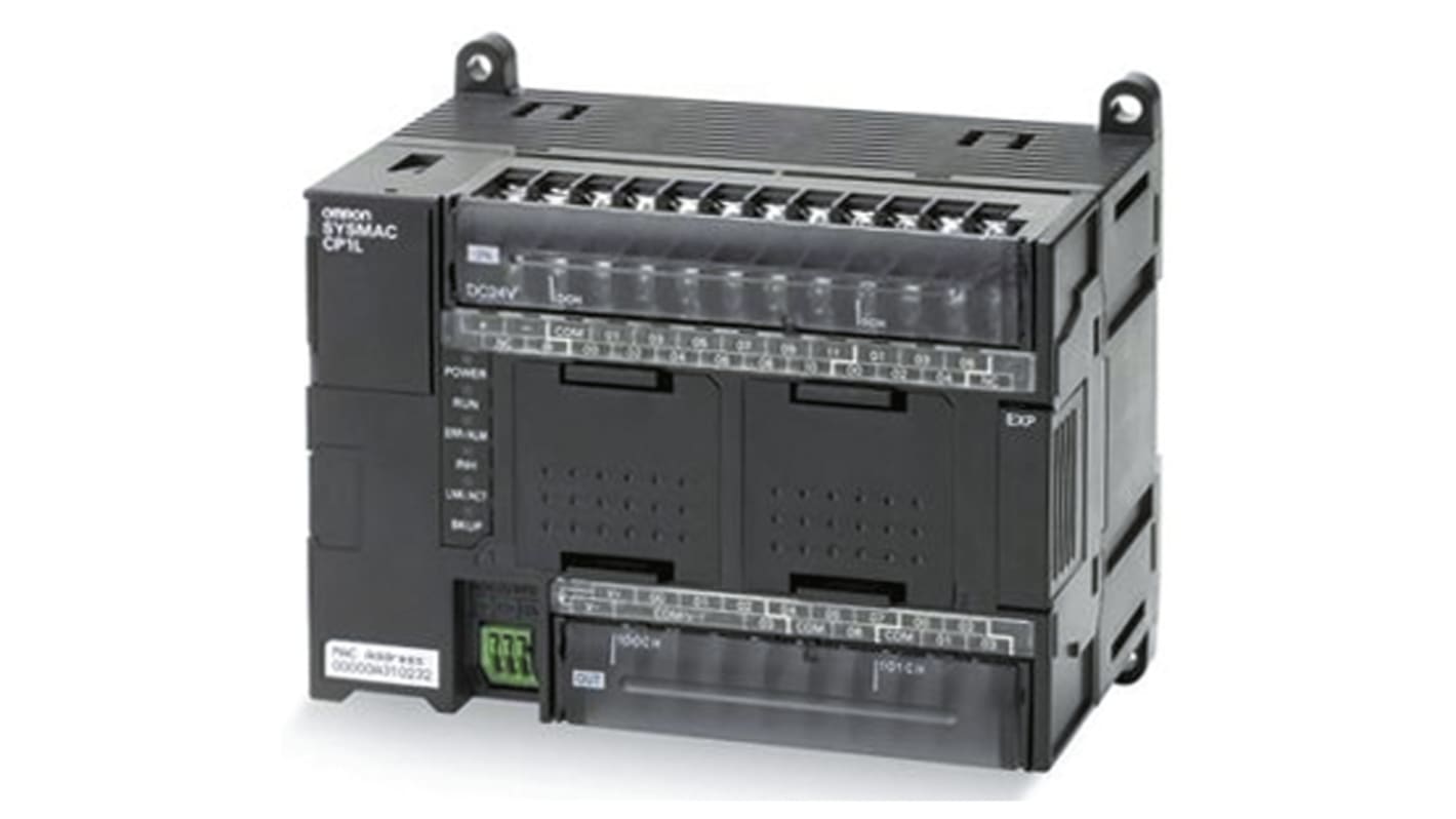 Sterownik programowalny PLC Omron CP1L 6 (DC) 4 (przekaźnik) USB 1.1 DC Przekaźnik 10K słów (pamięć danych), 5K kroków