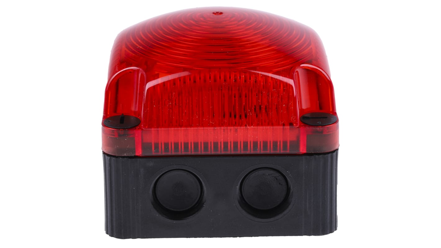 Balise clignotante à LED Rouge Werma série BWM 853, 115 → 230 V c.a.