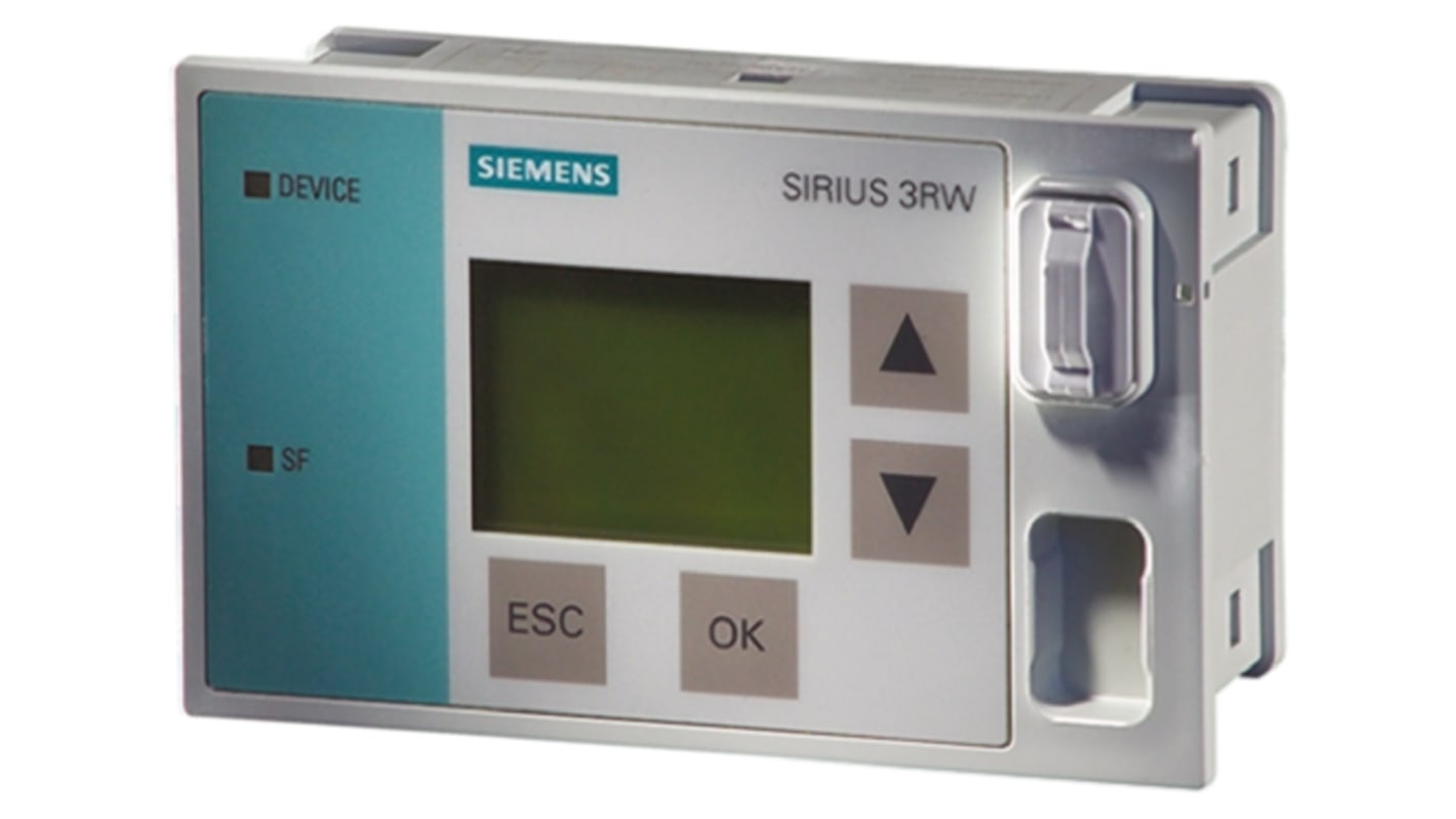 Siemens External Display & Control Unit for use with 3RW44 Series Soft Starter