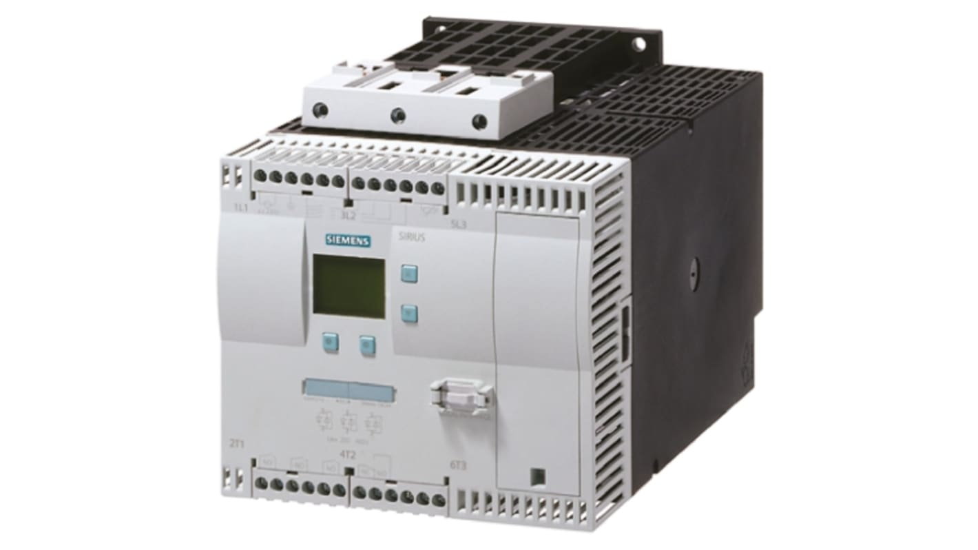 Siemens 3 Phase Soft Starter - 134 A Current Rating, 132 kW Power Rating