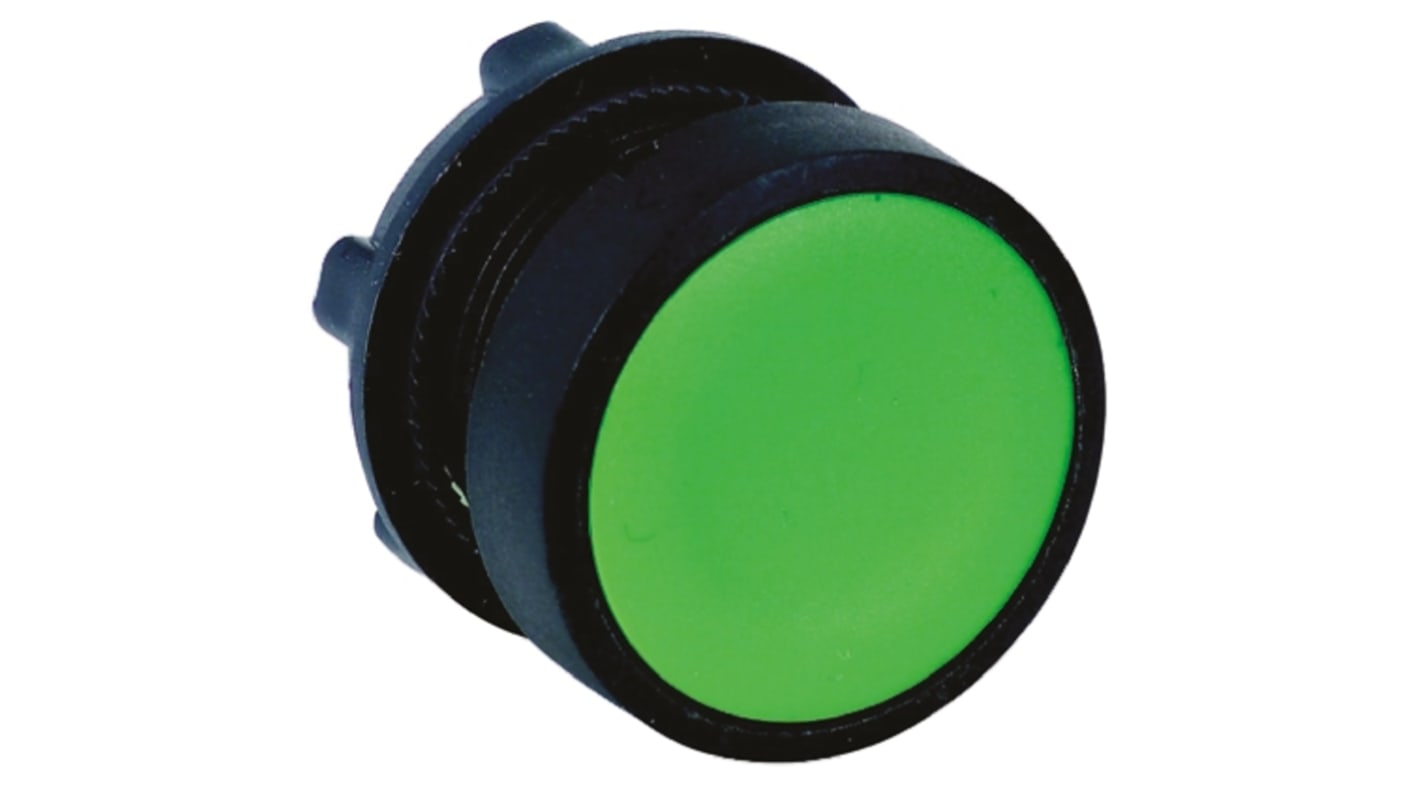 Schneider Electric Harmony XB5 Series Green Maintained Push Button Head, 22mm Cutout, IP66, IP69K
