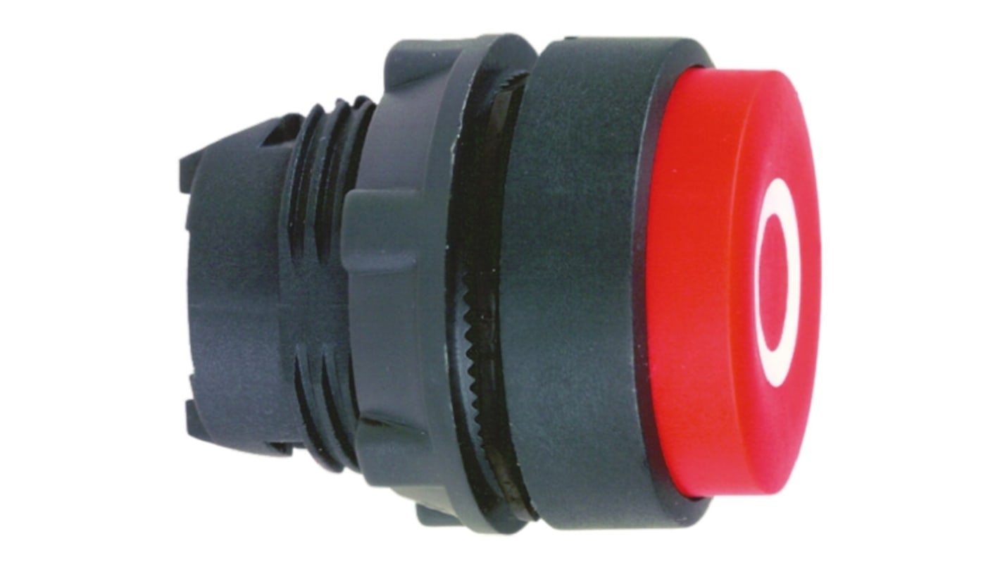 Schneider Electric Harmony XB5 Series Red Spring Return Push Button Head, 22mm Cutout, IP66, IP67, IP69K