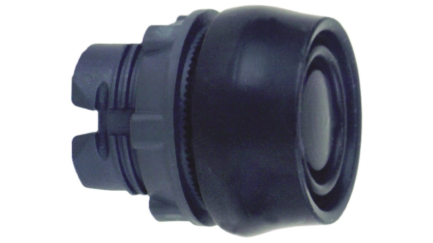 Schneider Electric 黑色圆形按钮头, Φ22mm开孔, Φ29.5mm按钮, 弹簧复位, IP66, IP67, IP69K, Harmony XB5系列
