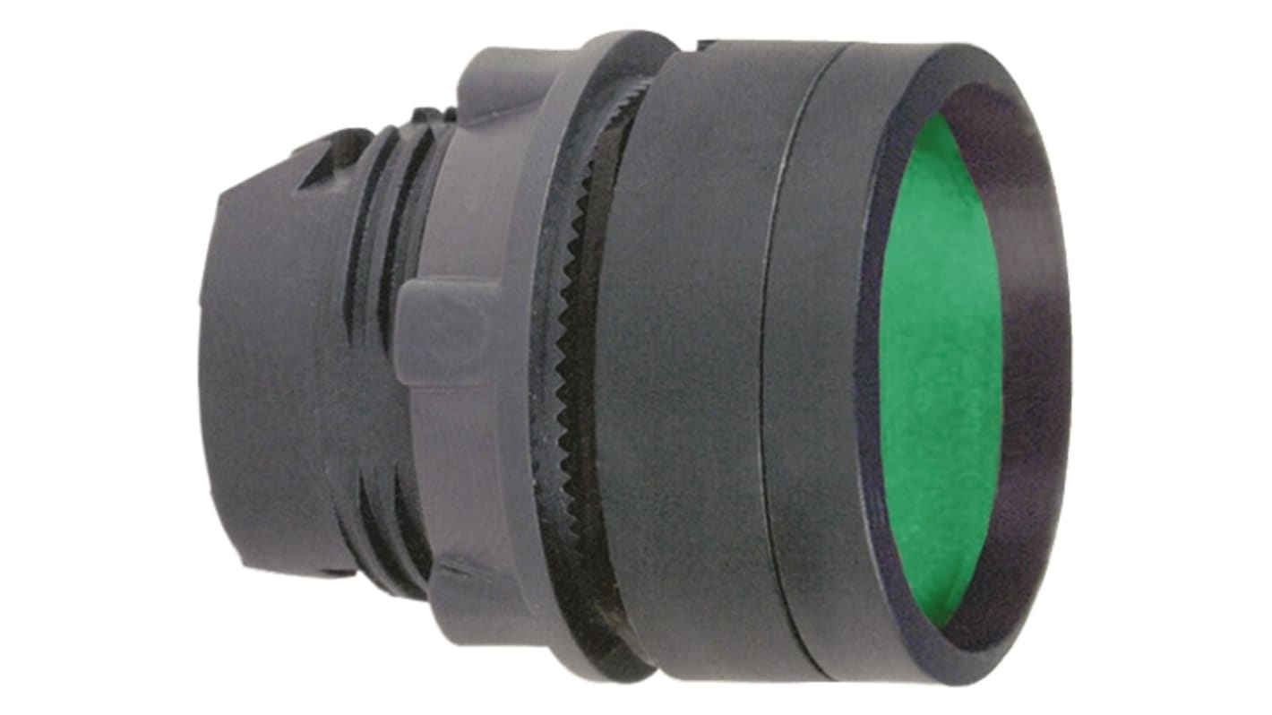 Schneider Electric Harmony XB5 Series Green Spring Return Push Button Head, 22mm Cutout, IP66, IP67, IP69K
