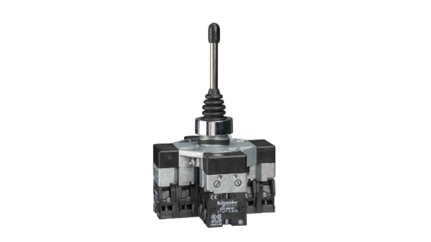 Schneider Electric Harmony XD2 Series Push Button, Panel Mount, 22mm Cutout, DPST, IP66