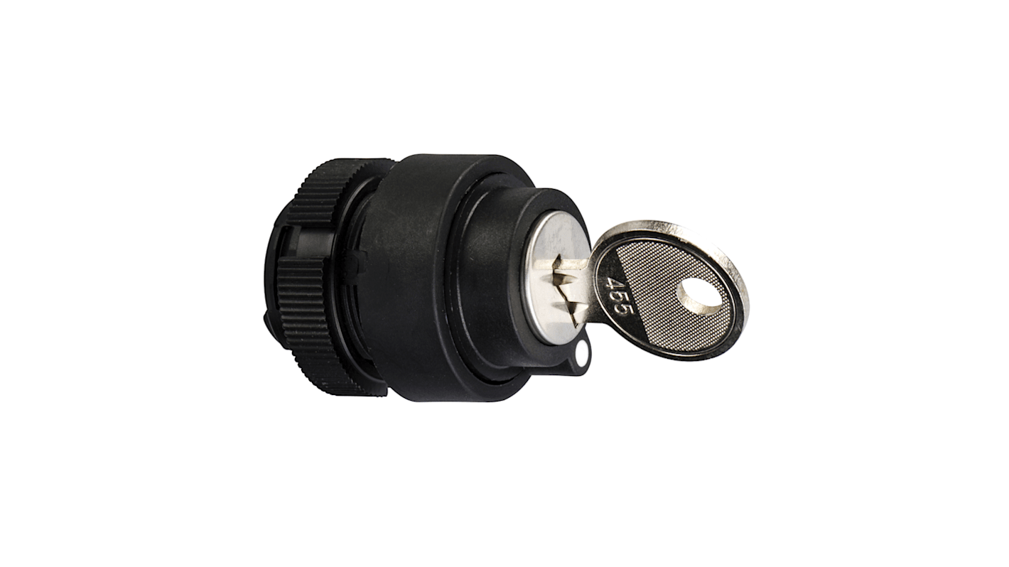 Schneider Electric Harmony XAC 3-position Key Switch Head, 22.5mm Cutout