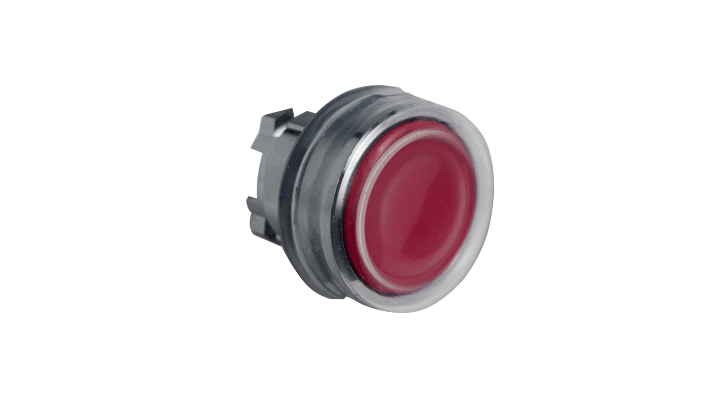 Schneider Electric Harmony XB4 Series Red Spring Return Push Button Head, 22mm Cutout, IP66, IP67