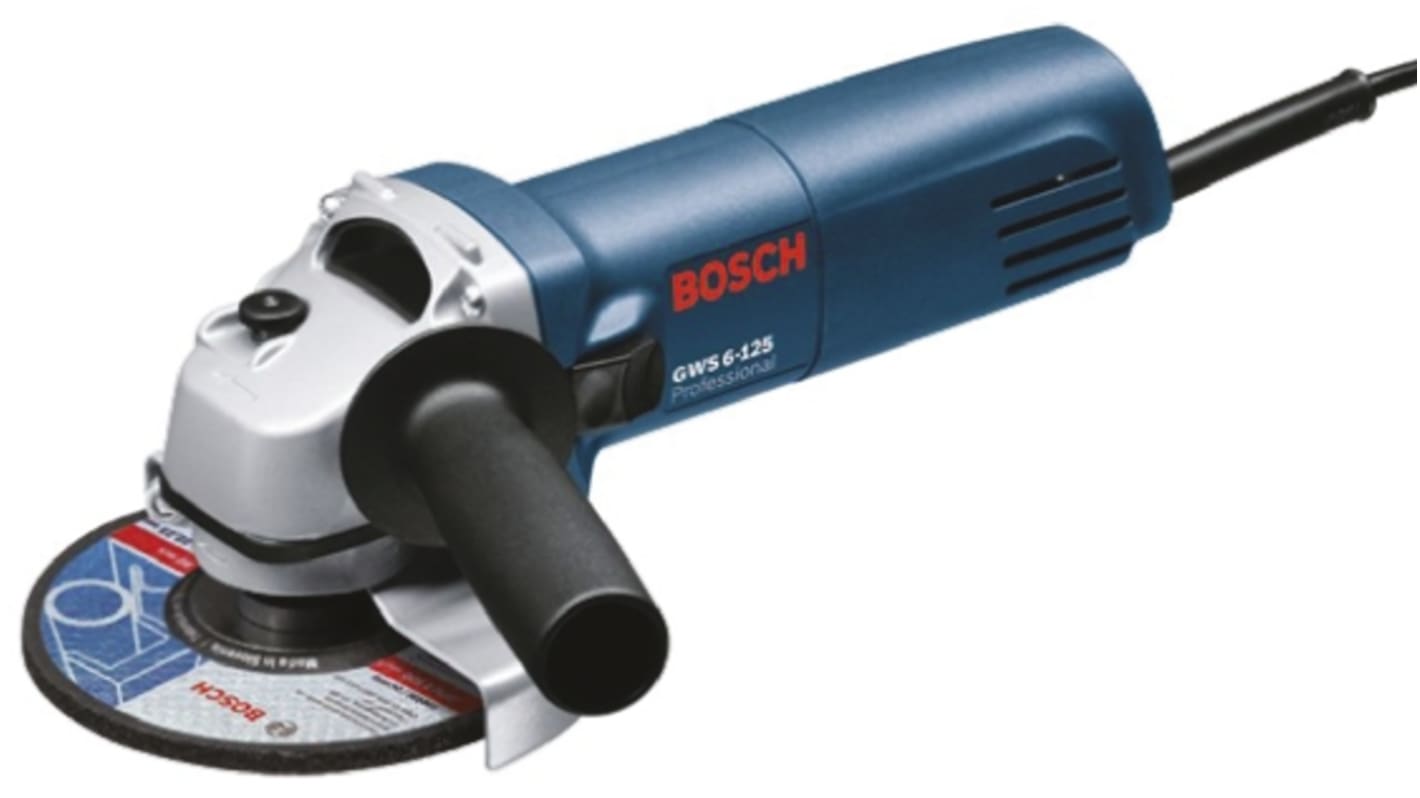 Bosch 有刷角磨机, 125mm盘直径, 11000rpm, GWS 6-125