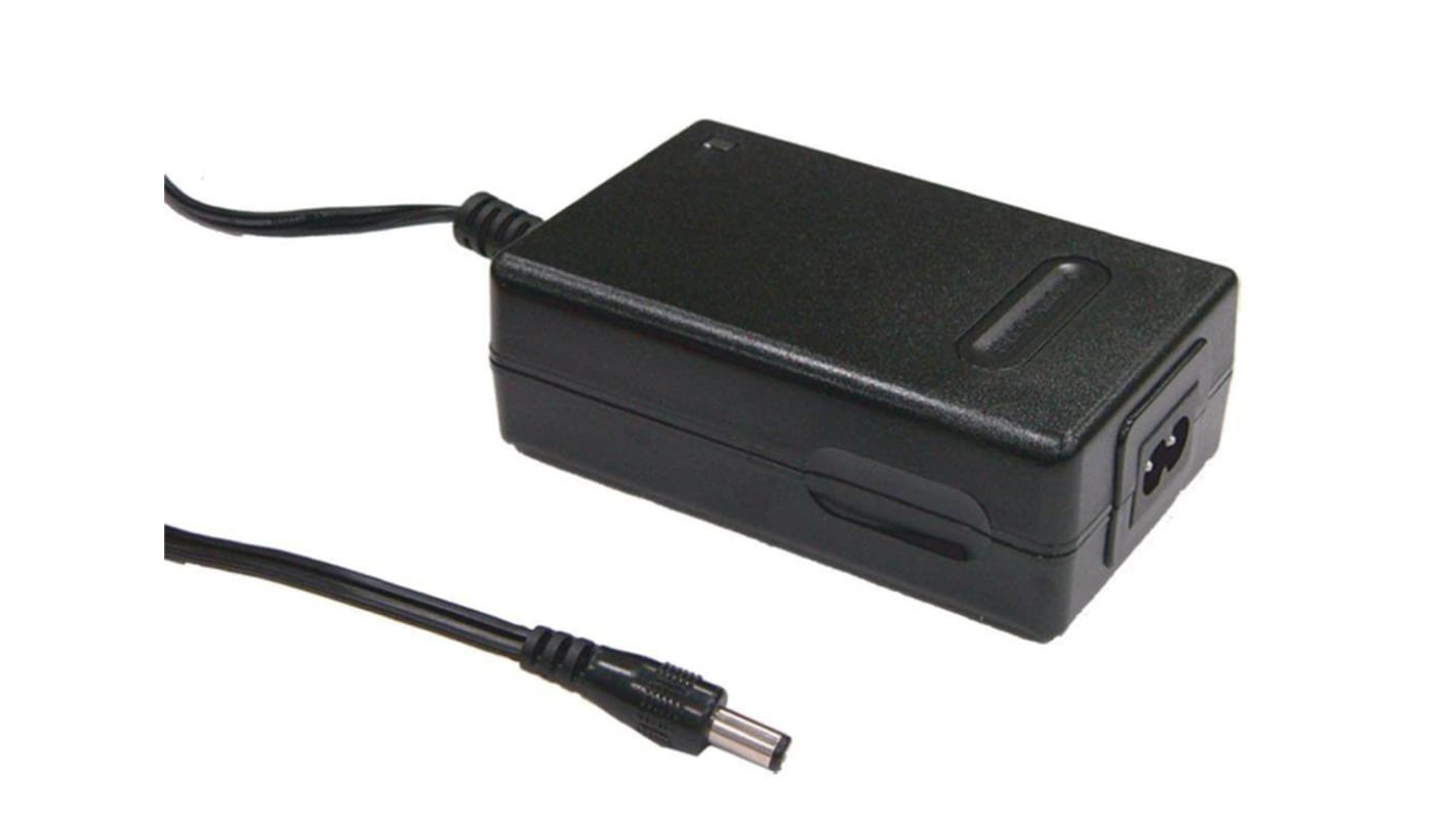 MEAN WELL Battery Charger For Lead Acid, Lithium-Ion 8.4V 3A with Standard P1J plug