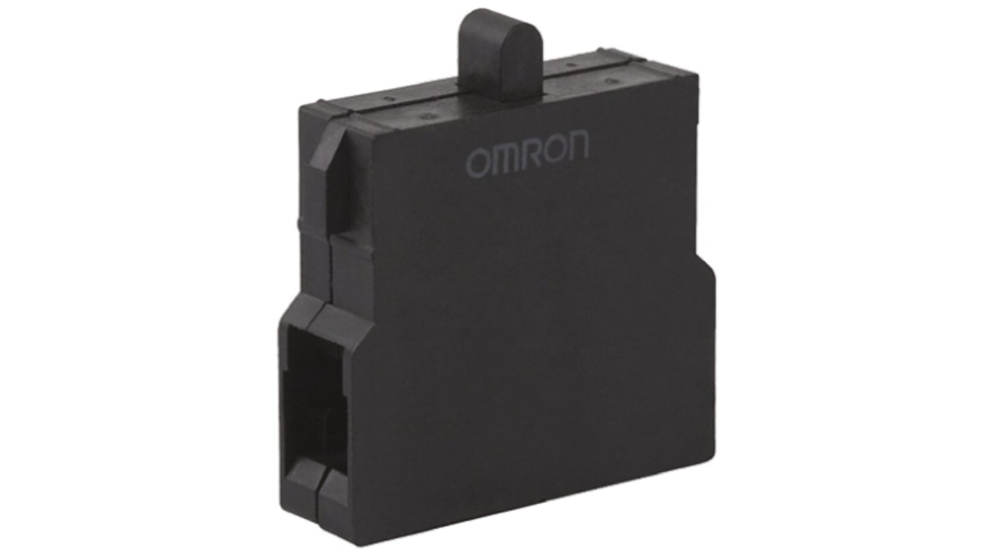 Omron Drucktaste-Schaltblock, 1 NO (Schließer) für Serie A22