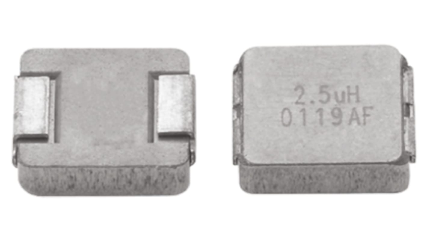 Vishay, IHLP-2525AH-01, 2525 Shielded Wire-wound SMD Inductor with a Metal Composite Core, 4.7 μH ±20% Shielded 3A Idc