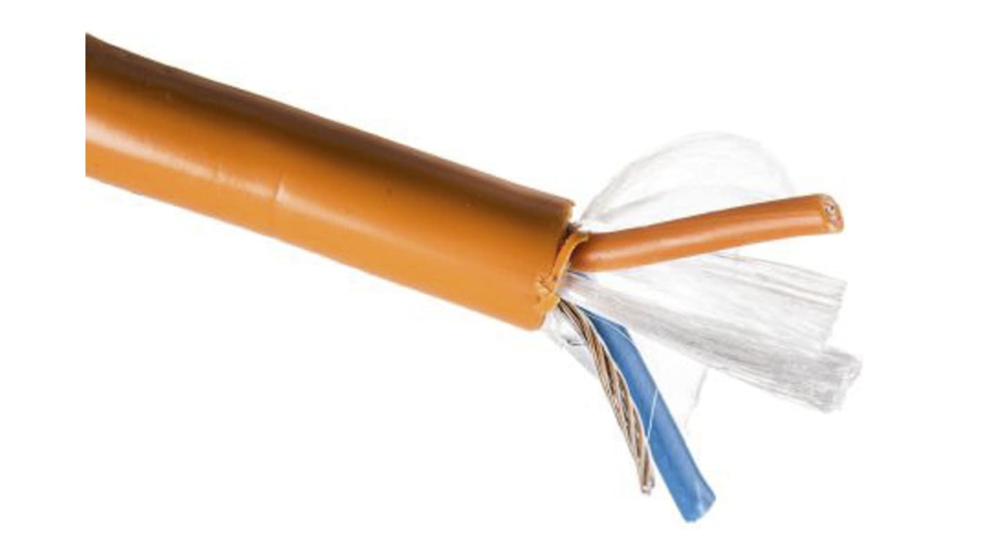 Alpha Wire Alpha Essentials Data & Bus Cable Series Data Cable, 1 Pairs, 2 Cores, 0.33 mm², Screened, 22 AWG, 305m,