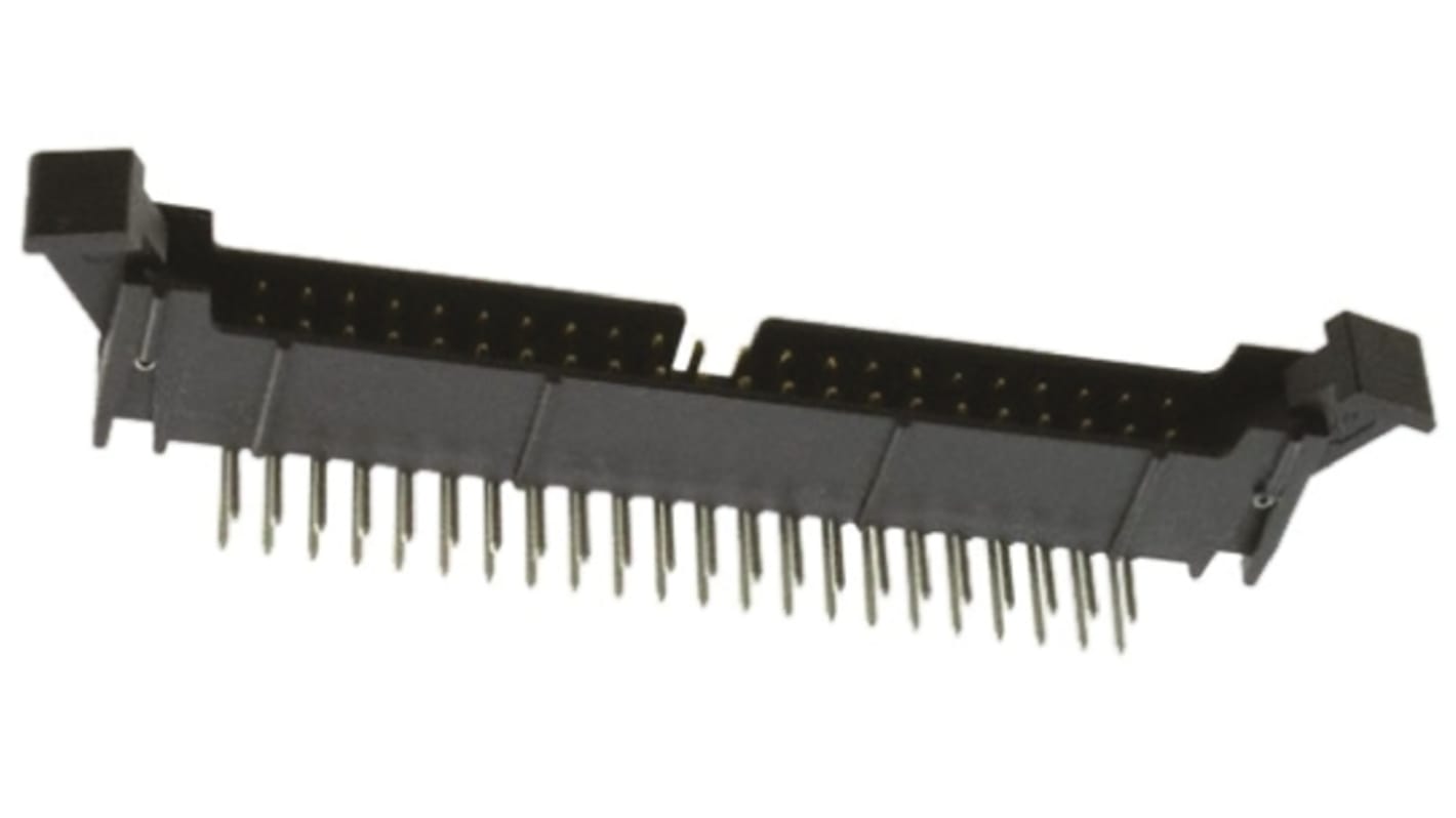 3M 1552 Series Right Angle PCB Header, 44 Contact(s), 2mm Pitch, 2 Row(s)
