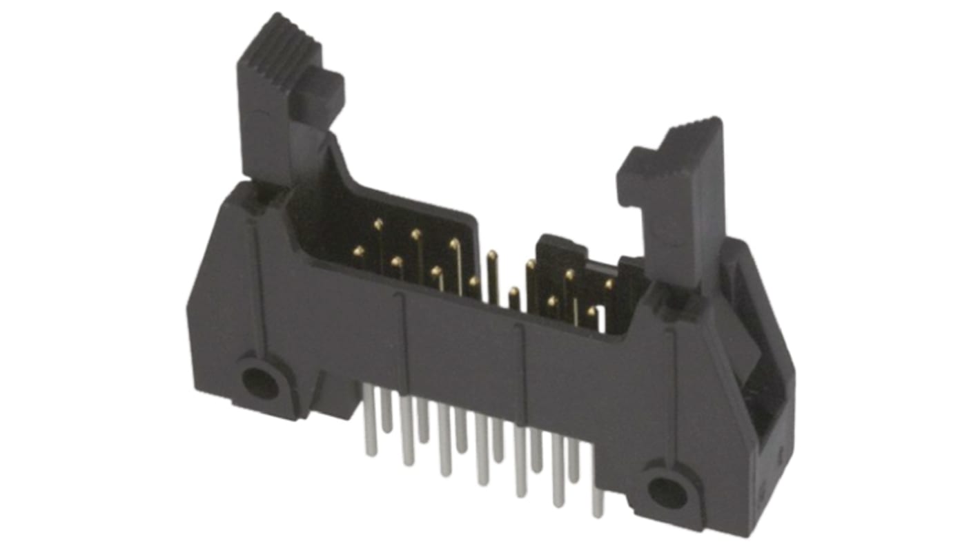 Conector macho para PCB 3M serie 3000 de 40 vías, 2 filas, paso 2.54mm, para soldar, Montaje en orificio pasante