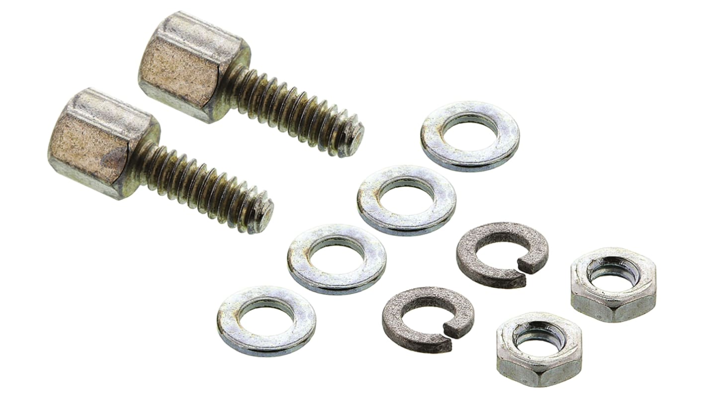 Tornillo de conector, para uso con Conectores D-Sub y D Ribbon