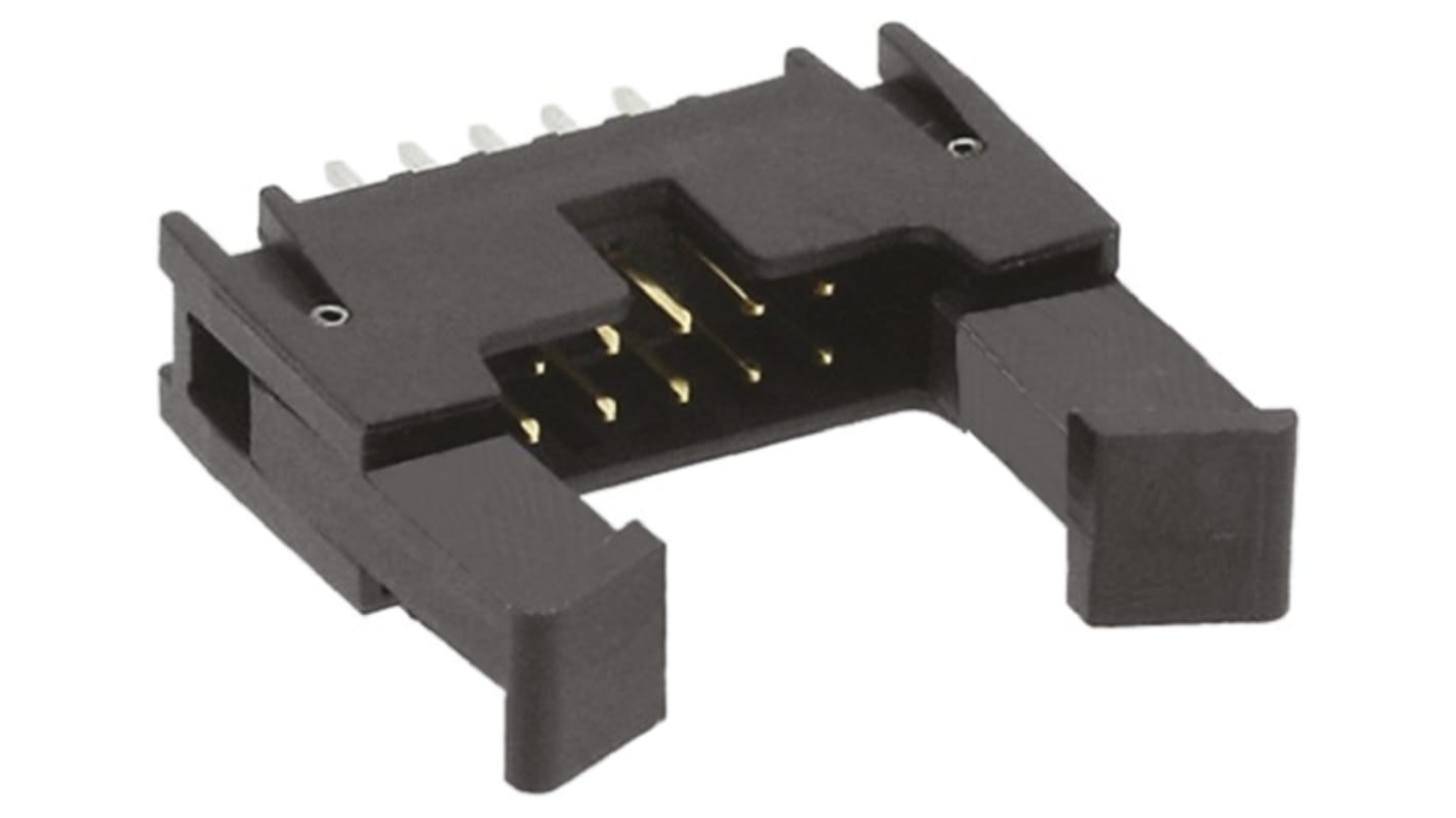 3M 4600 Series Right Angle Cable Mount PCB Header, 20 Contact(s), 2.54mm Pitch, 2 Row(s), Shrouded