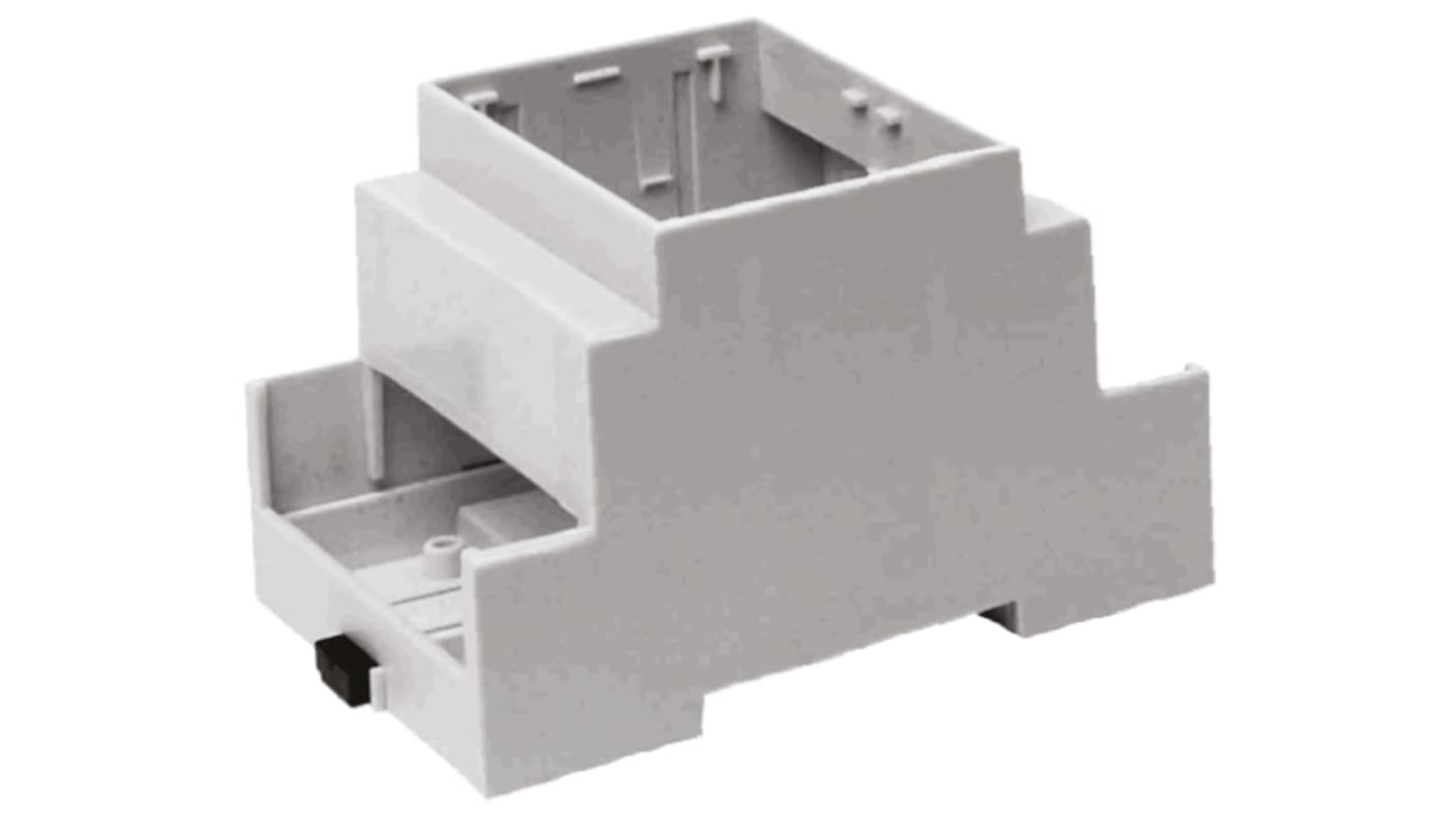 Contenitore guida DIN CAMDENBOSS serie CNMB, Grigio, Policarbonato, 17.5 x 58 x 90mm