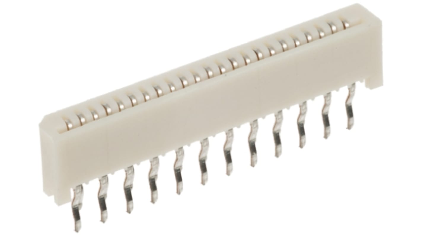 Molex Easy-On FPC-Steckverbinder, 24-polig / 1-reihig, Raster 1mm Lötanschluss