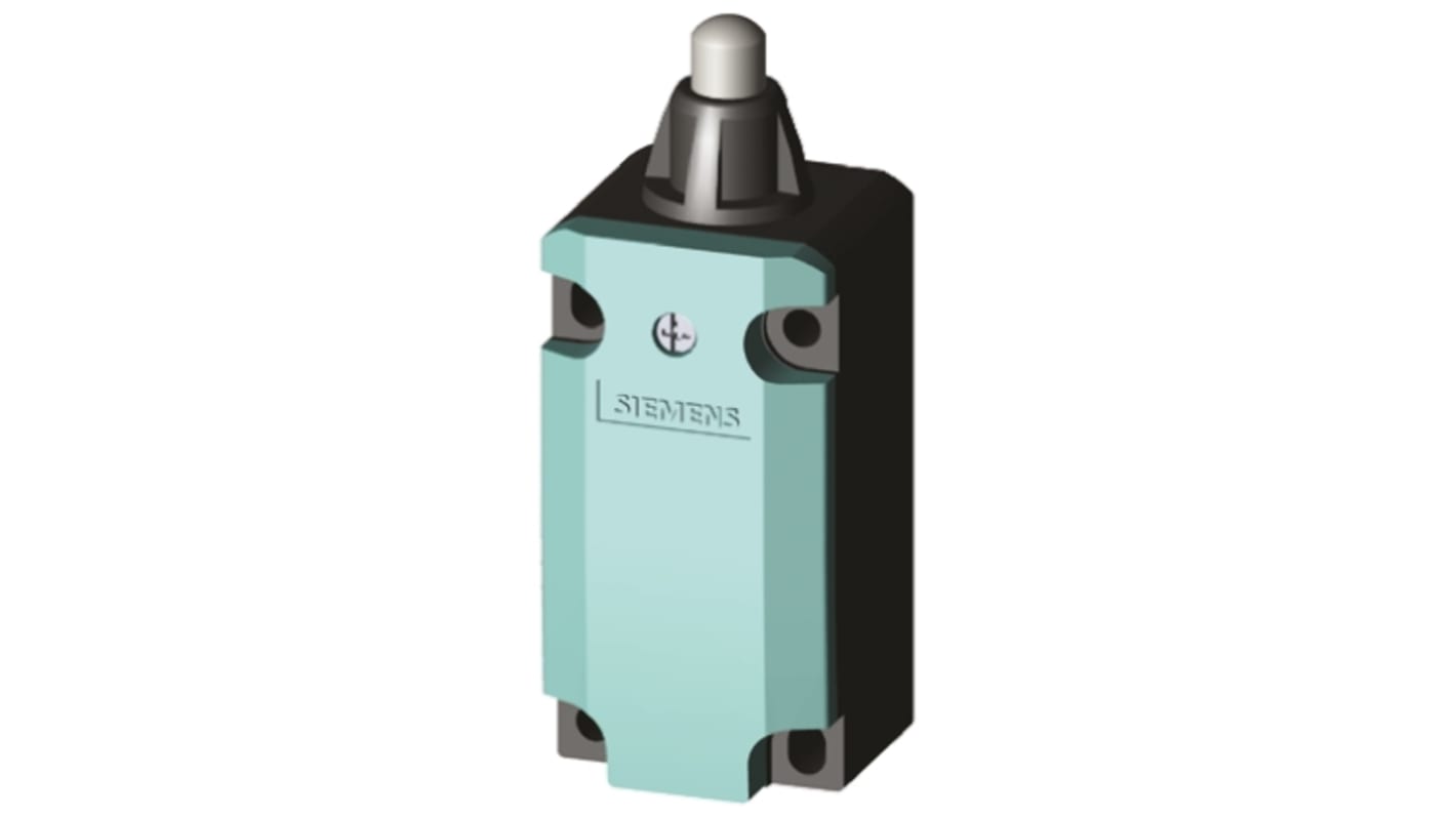 Siemens 柱塞式行程开关, IP66, IP67, M20接口, 2常闭/1常开, 3SE5系列