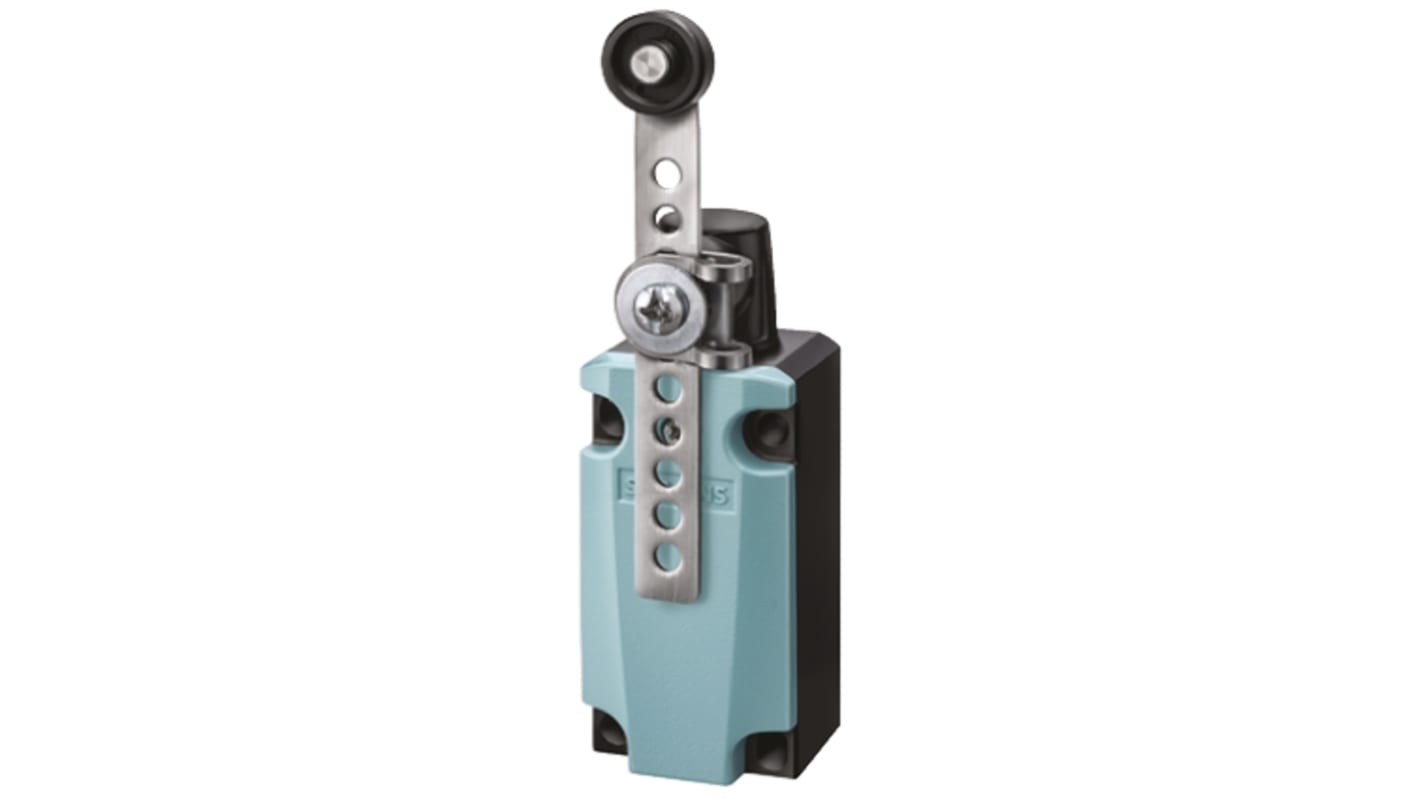 Siemens 滚轮杆式行程开关, IP66, IP67, M20接口, 2常闭/1常开, 3SE5系列