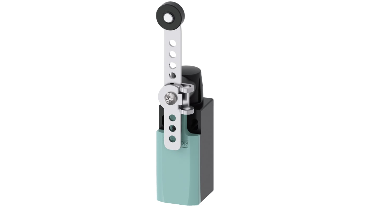 Siemens 3SE5 Series Roller Lever Limit Switch, NO/NC, IP65, DPST, Plastic Housing