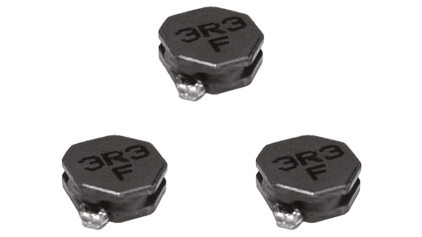 Panasonic, ELL5PS, ELL5PS Shielded Wire-wound SMD Inductor 330 μH ±20% Wire-Wound 180mA Idc