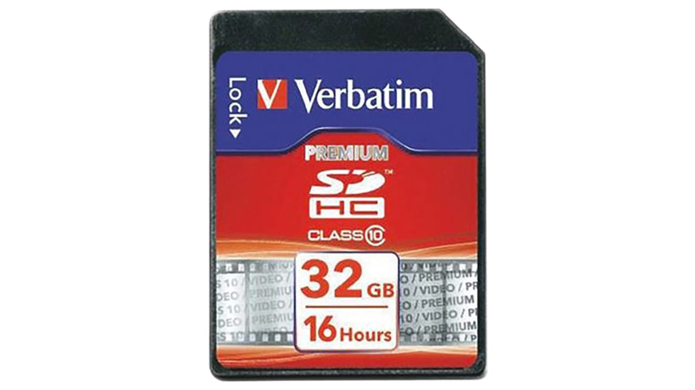 Verbatim Premium SDHC SD-Karte 32 GB Class 10, HC