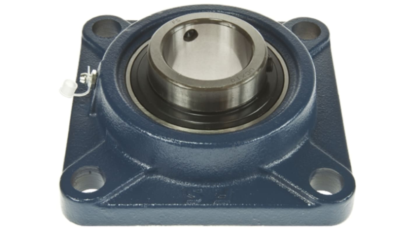 Cuscinetto flangiato RS PRO, 4 fori di montaggio da 19mm, Ø int 60mm, dimensioni 187mm x 187mm x 73.7mm, in Ghisa