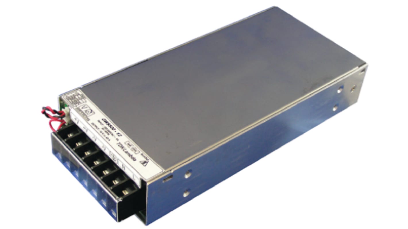 TDK-Lambda Switching Power Supply, GWS500-12, 12V dc, 42A, 504W, 1 Output, 120 → 373 V dc, 85 → 265 V ac