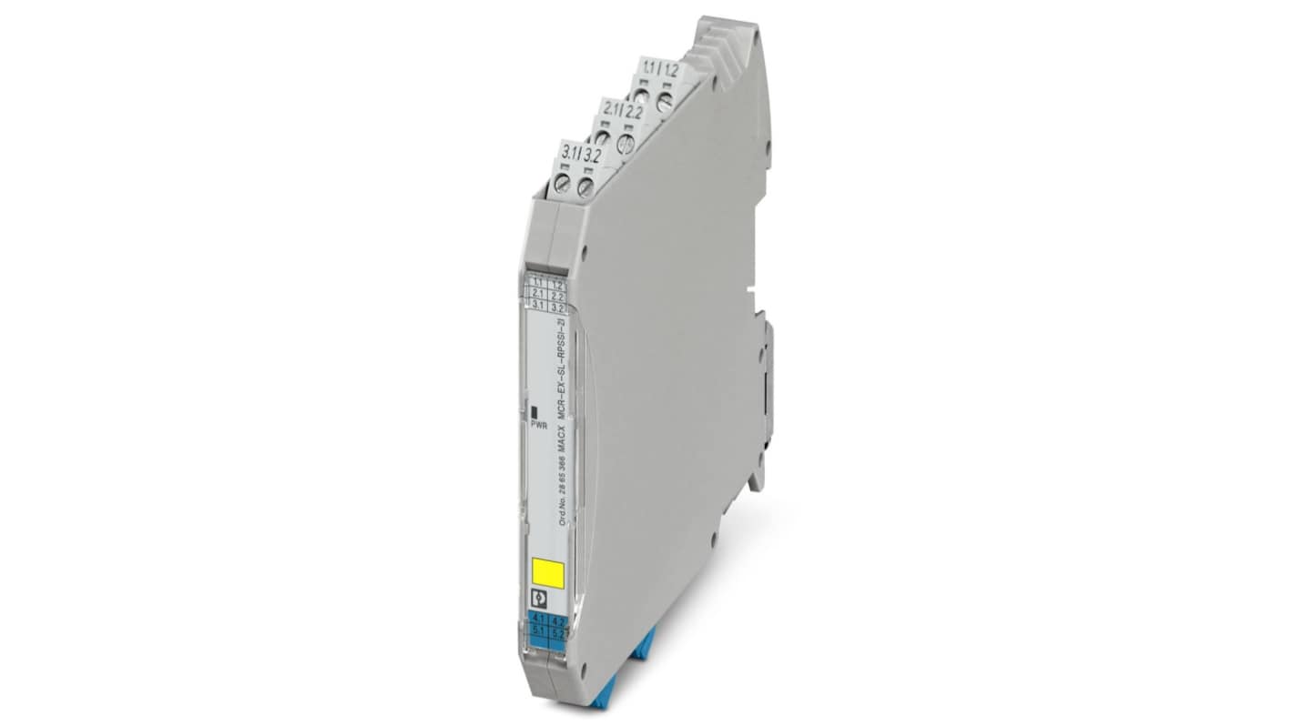 Phoenix Contact 3RS7020 Series Signal Conditioner, Current Input, Current Output, 19.2 → 30V dc Supply, ATEX