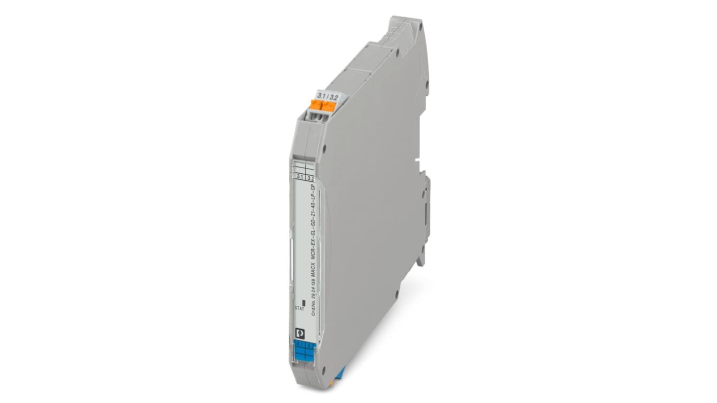 Phoenix Contact 1 Channel Galvanic Barrier, Solenoid Driver, Digital Output, ATEX