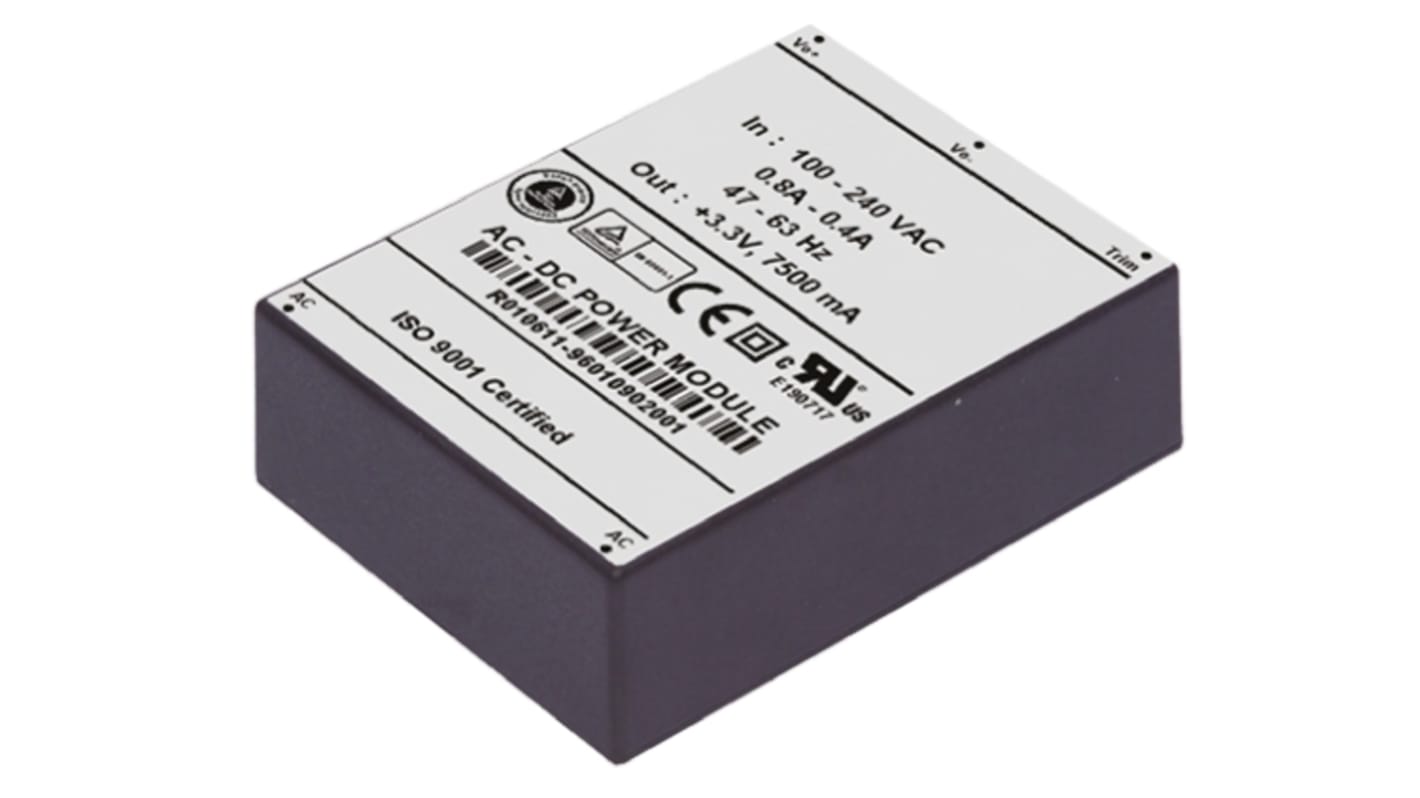 Alimentatore switching RS PRO, 30W, ingresso 85 → 265V ca, uscita 15V cc, 2A