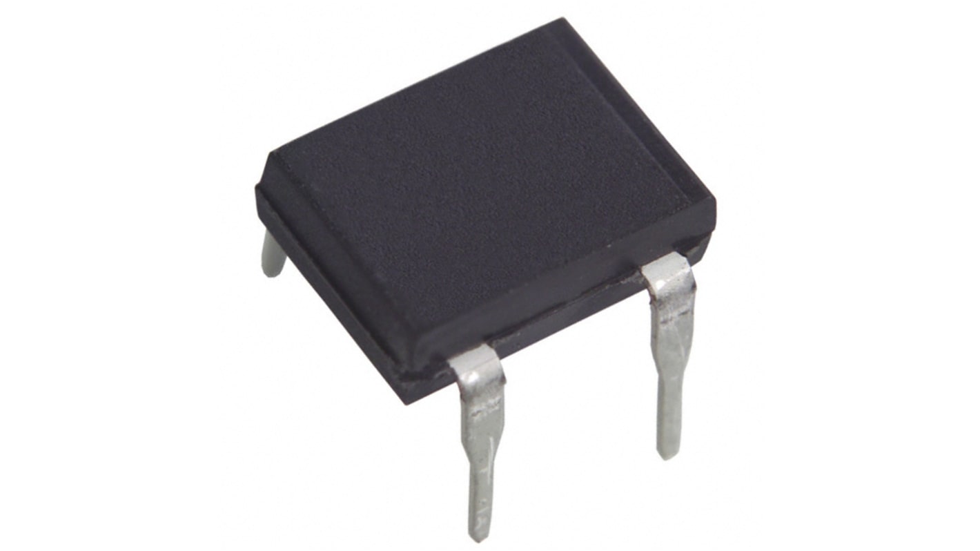 Diodes Inc Bridge Rectifier, 1A, 600V, 4-Pin