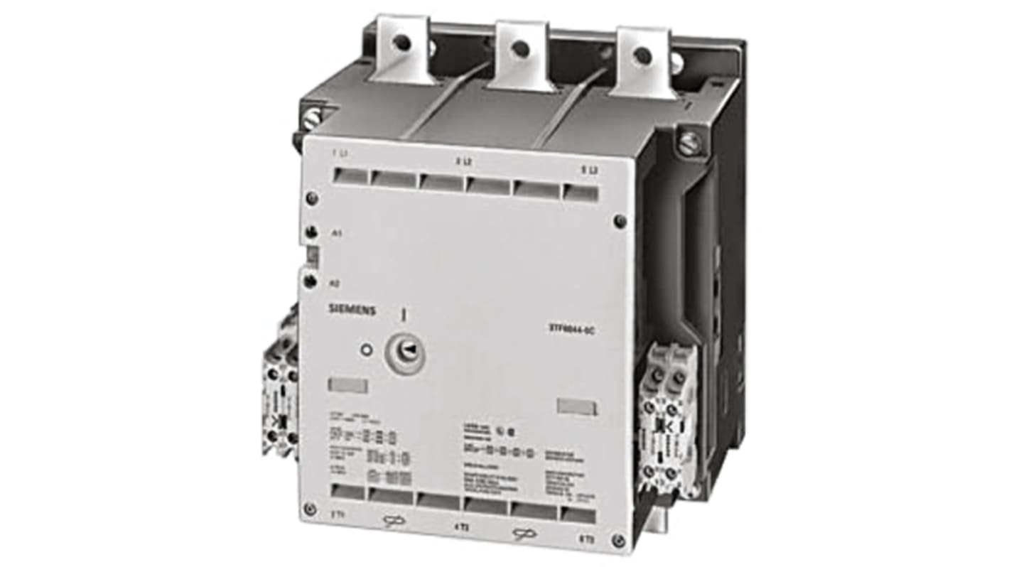 Siemens SIRIUS Innovation 3TF6 Contactor, 24 V dc Coil, 3-Pole, 700 A, 3NO, 400 V ac