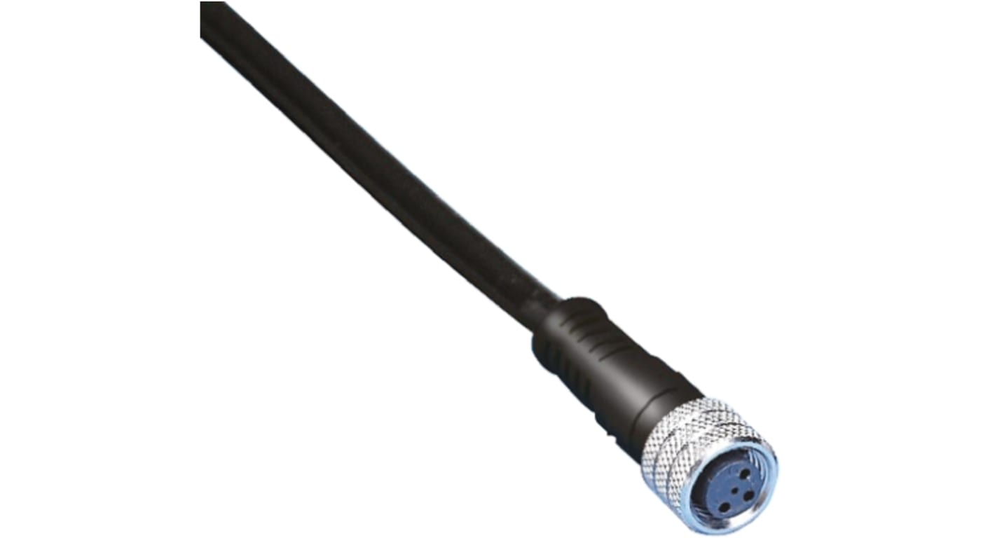 Brad from Molex Straight Female 3 way M8 to Unterminated Sensor Actuator Cable, 2m