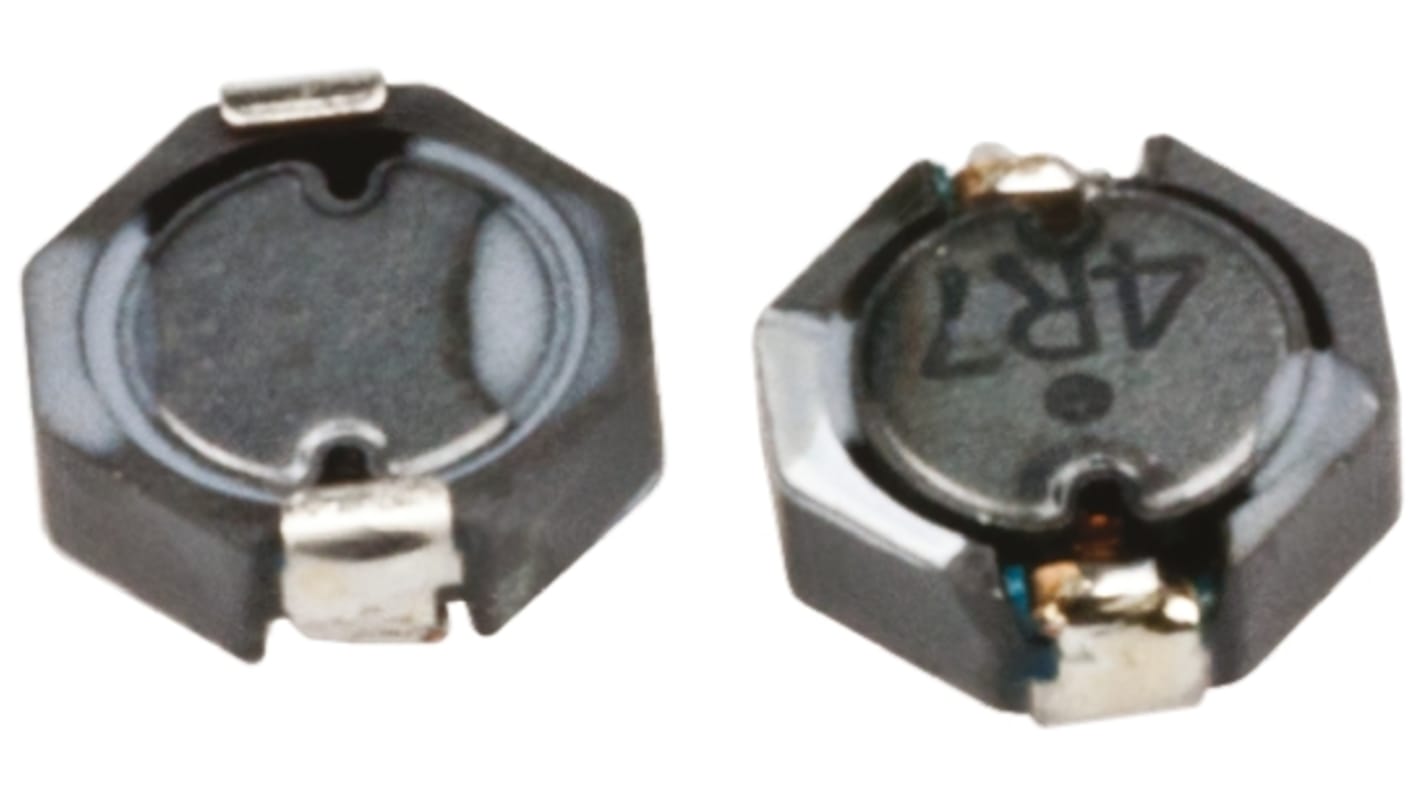 Toko, D52LC, D52LC Shielded Wire-wound SMD Inductor 4.7 μH ±20% Wire-Wound 1.3A Idc