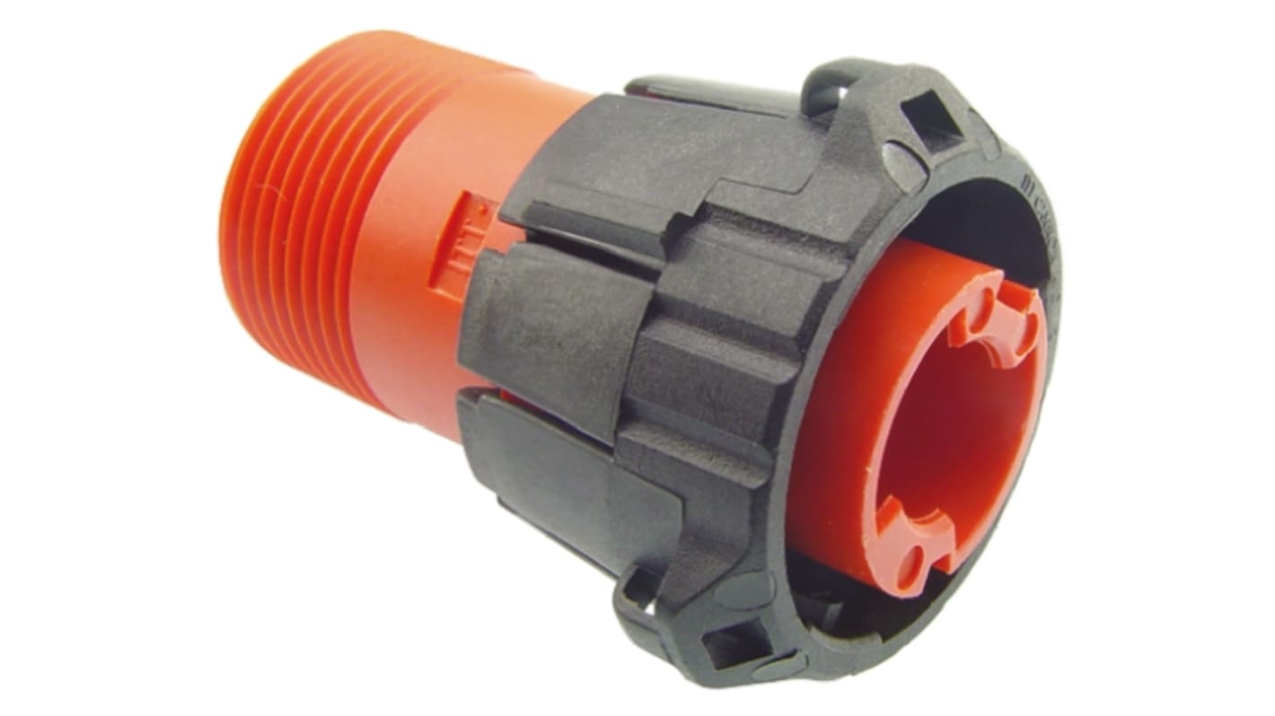 ITT Cannon, APD 1 Pole Din Plug, DIN 72585, 48 V dc IP67, Male, Cable Mount