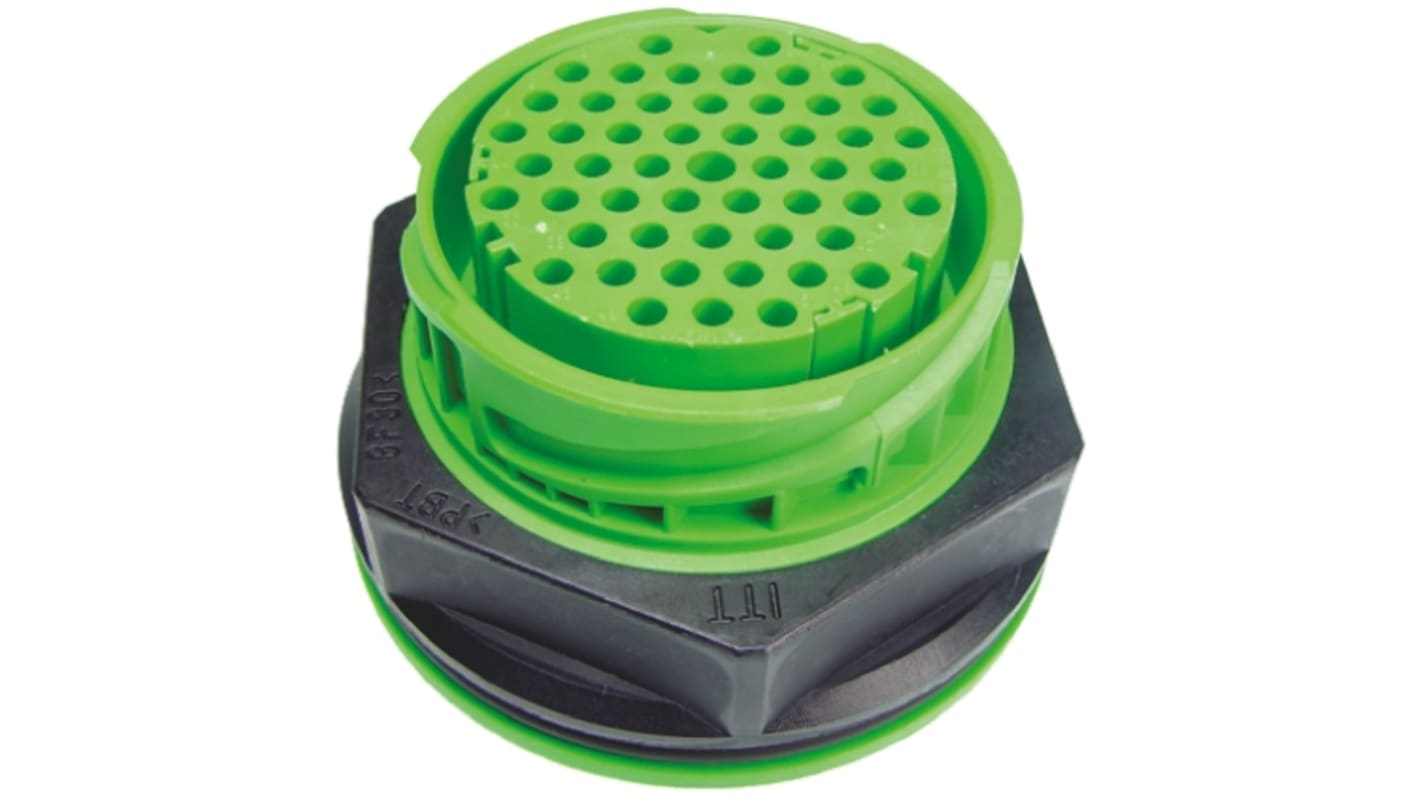 ITT Cannon serie APD Konnektor, Retvinklet 51-Polet Fatning, IP67, IP69K