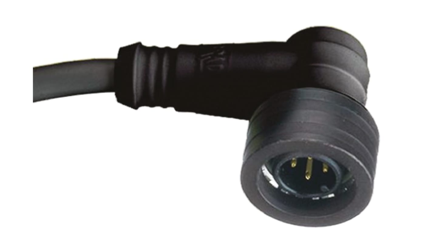 Cable de conexión Brad from Molex, con. A M12 Macho, 4 polos, con. B Sin terminación, cod.: A, long. 5m