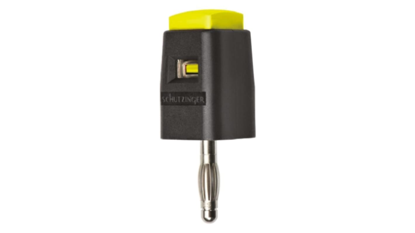 Schutzinger Yellow Test Terminal, 30 V ac, 60V dc, 16A