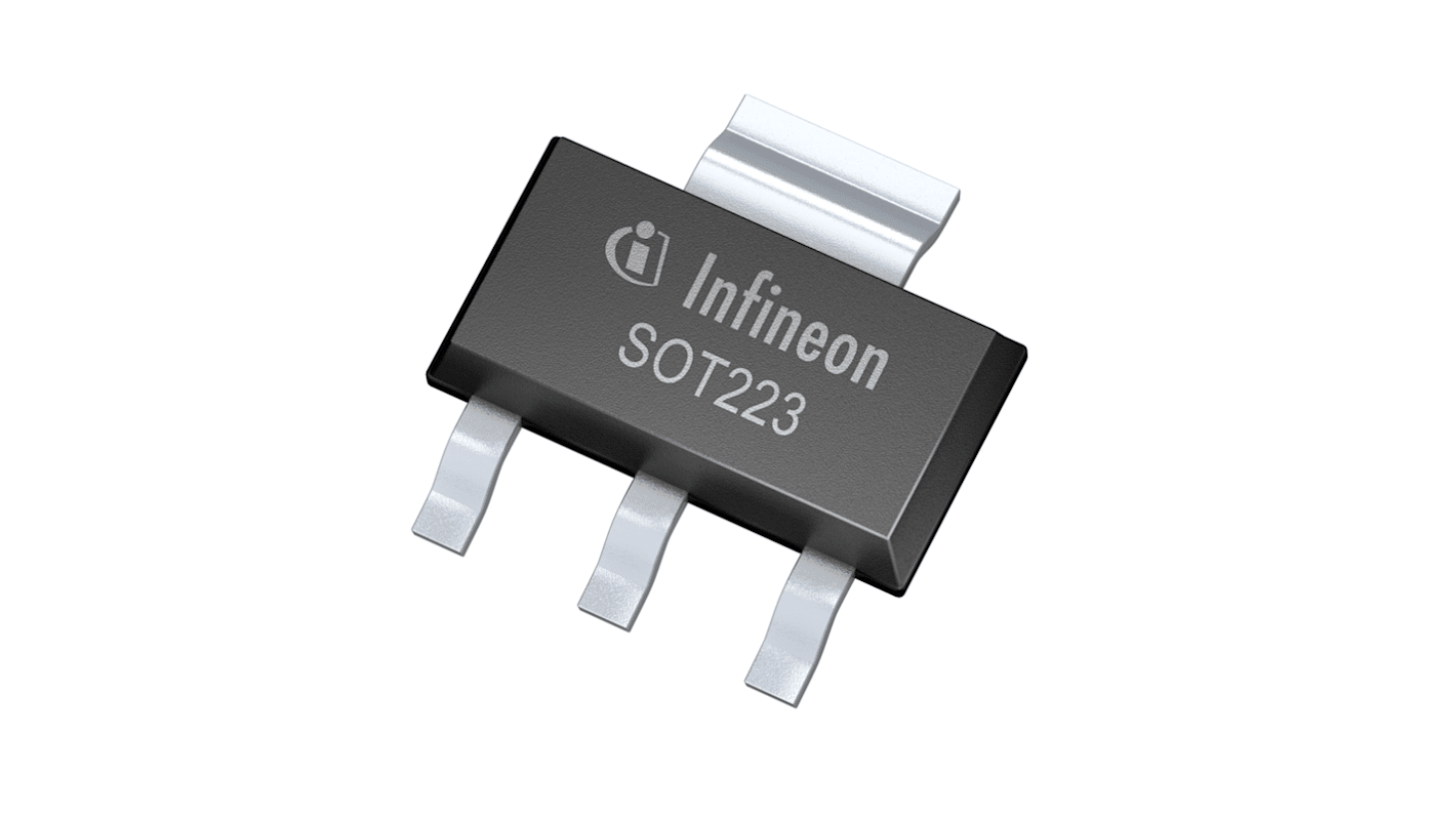 Infineon ITS4141NHUMA1 Teljesítménykapcsoló IC, Magas oldalú kapcsoló, 3 + Tab-pin, SOT-223